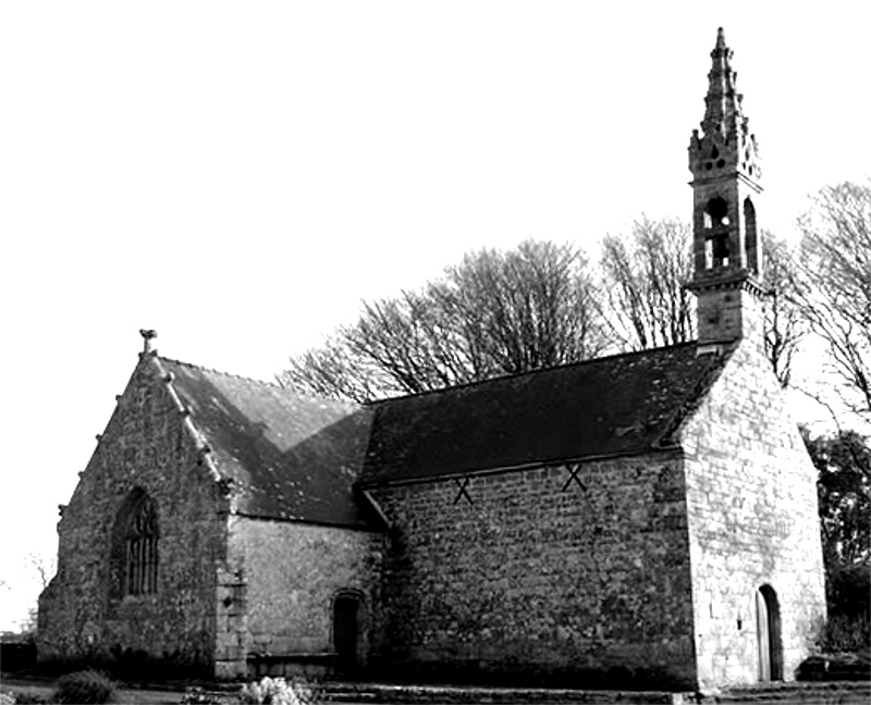 Chapelle Saint-Pierre de Mahalon (Bretagne).