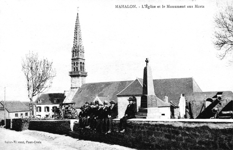 Eglise de Mahalon (Bretagne).