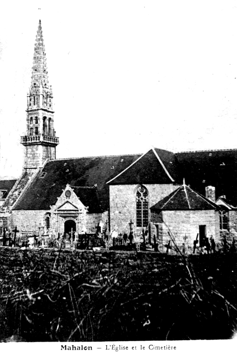 Eglise de Mahalon (Bretagne).