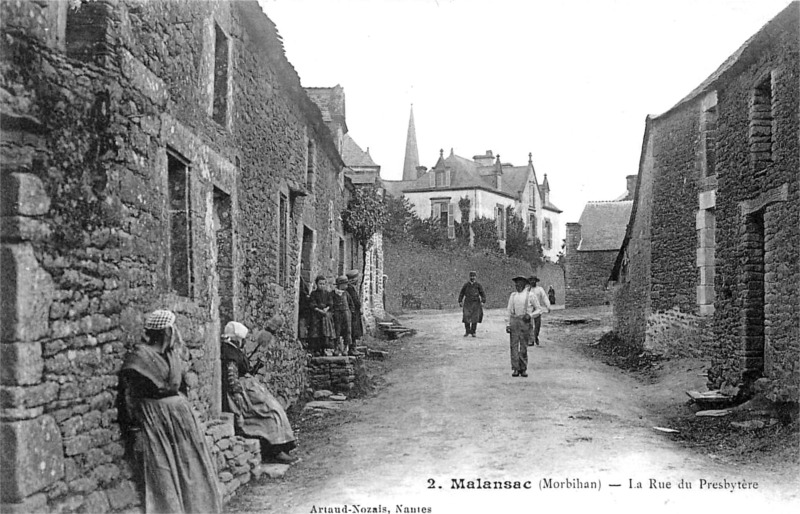 Ville de Malansac (Bretagne).