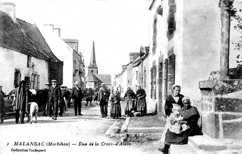 Ville de Malansac (Bretagne).