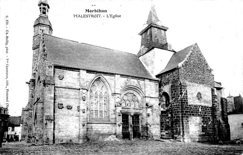 Eglise de Malestroit (Bretagne).