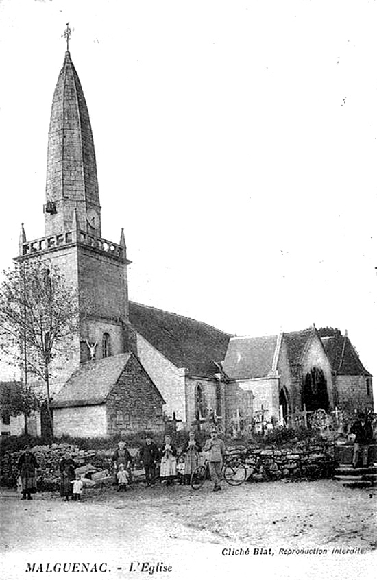 Eglise de Malguénac (Bretagne).