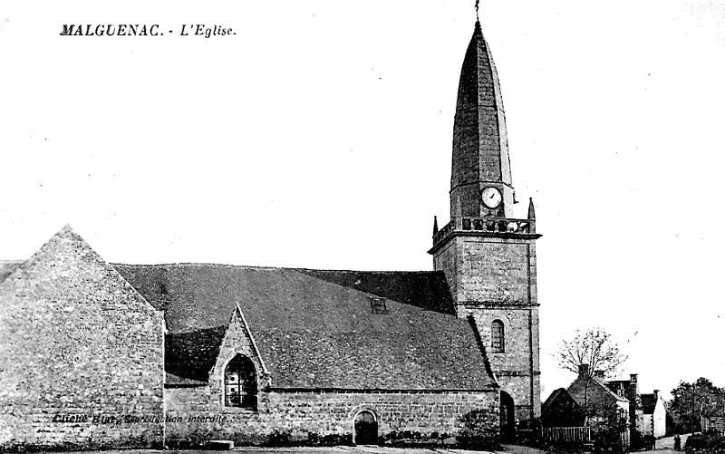 Eglise de Malgunac (Bretagne).