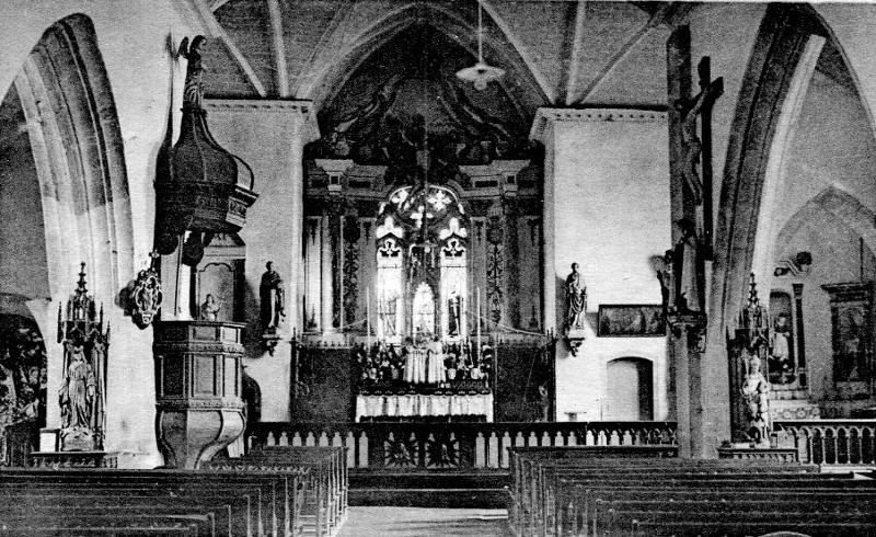 Eglise de Malgunac (Bretagne).