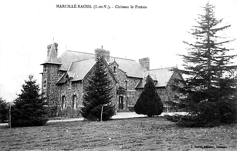 Château de Fertais à Marcillé-Raoul (Bretagne).
