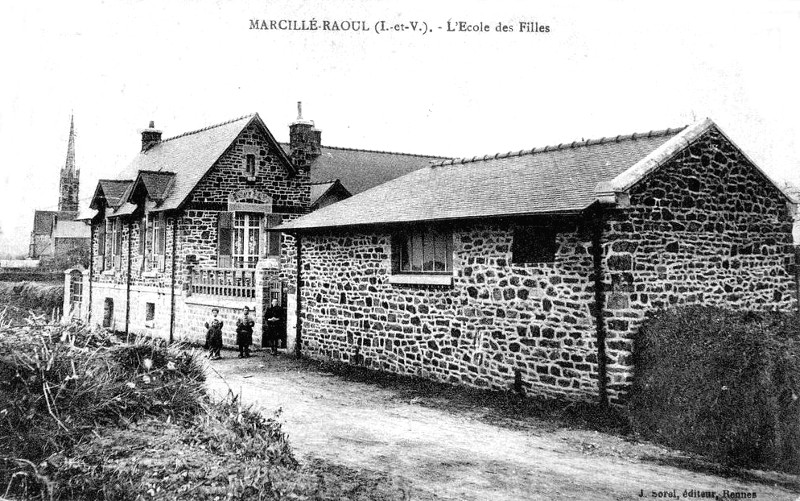 Ville de Marcill-Raoul (Bretagne).