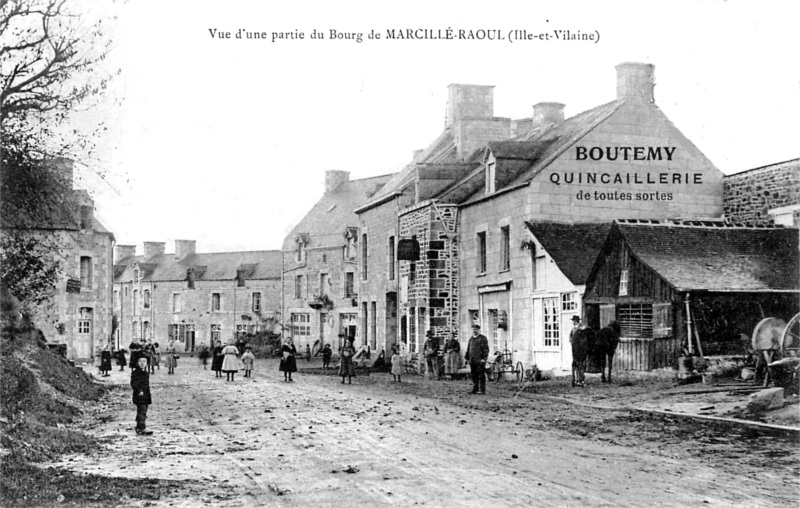 Ville de Marcill-Raoul (Bretagne).