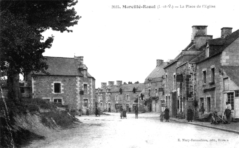 Ville de Marcill-Raoul (Bretagne).