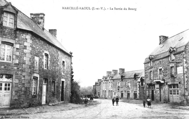 Ville de Marcill-Raoul (Bretagne).