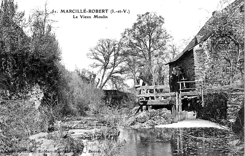 Moulin de Marcillé-Robert (Bretagne).