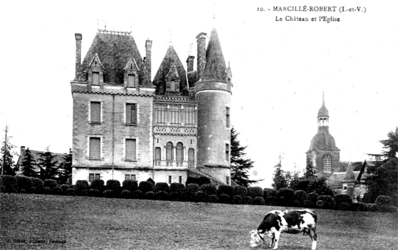 Château de Marcillé-Robert (Bretagne).