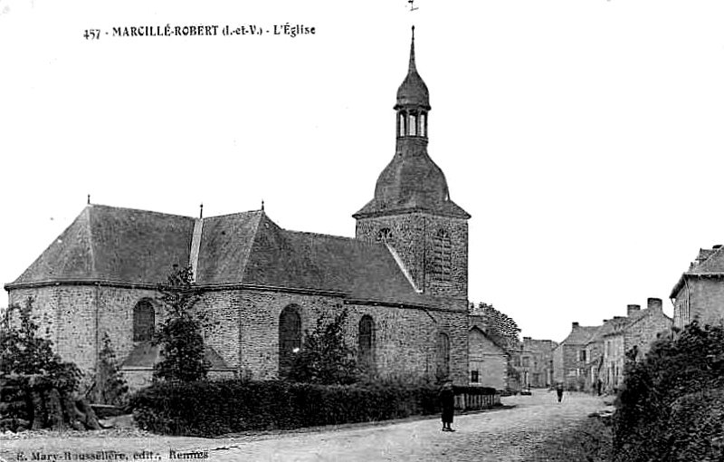 Eglise de Marcillé-Robert (Bretagne).