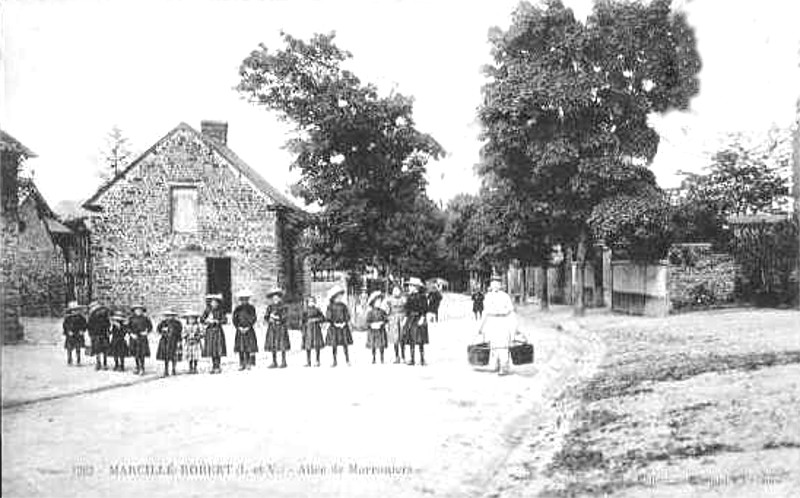 Ville de Marcill-Robert (Bretagne).