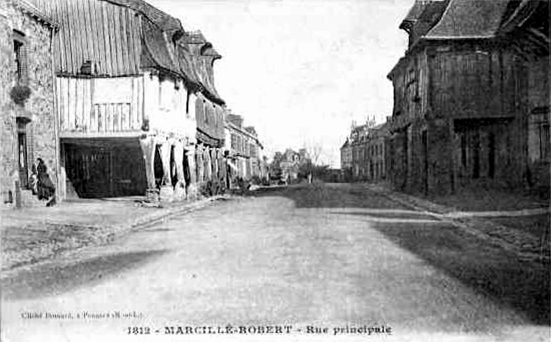 Ville de Marcillé-Robert (Bretagne).
