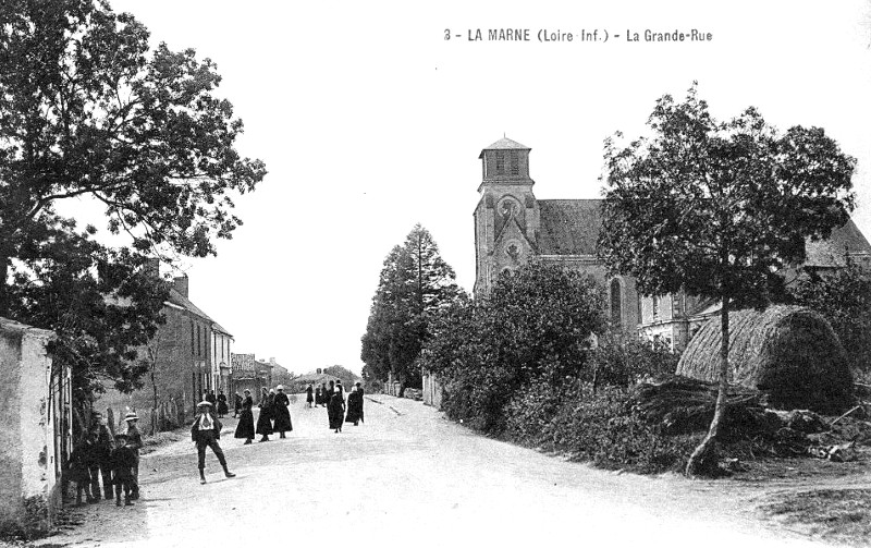 Ville de La Marne (Bretagne).