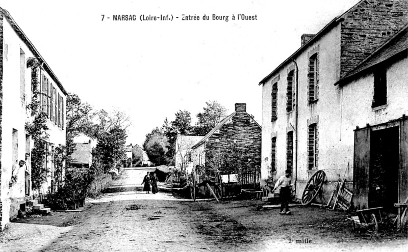 Ville de Marsac-sur-Don (anciennement en Bretagne).