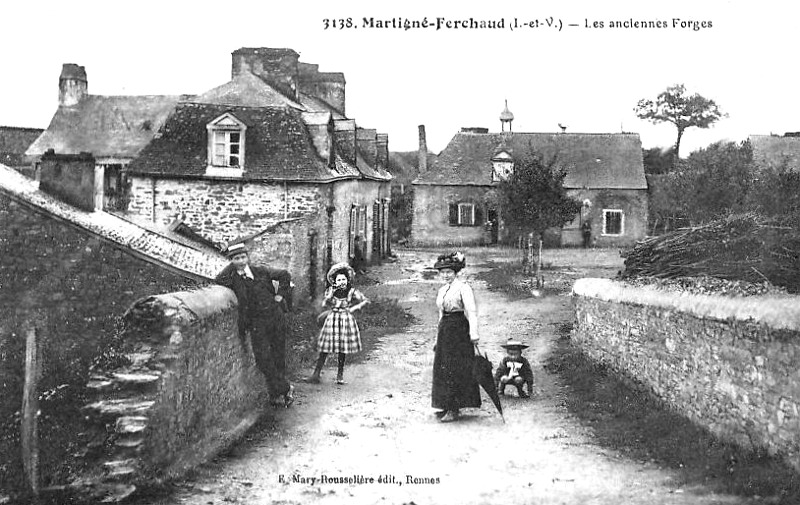 Ville de Martign-Ferchaud (Bretagne).