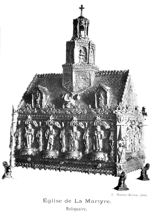 Reliquaire de l'glise de la Martyre (Bretagne).