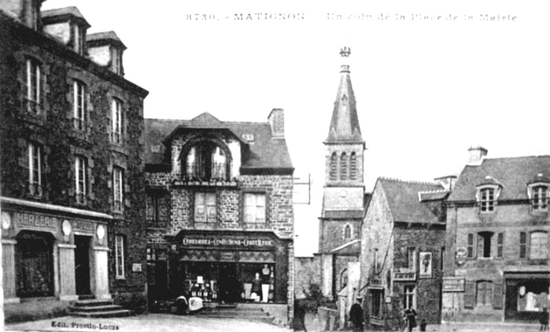 Ville de Matignon (Bretagne).