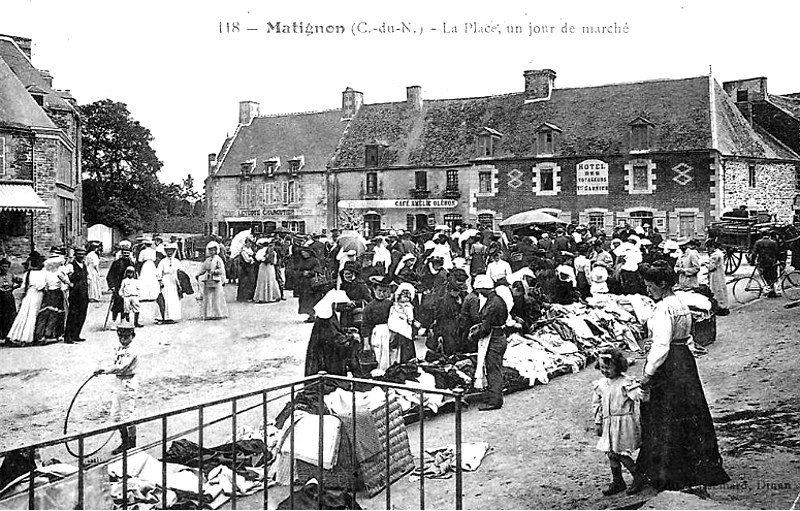 Ville de Matignon (Bretagne).