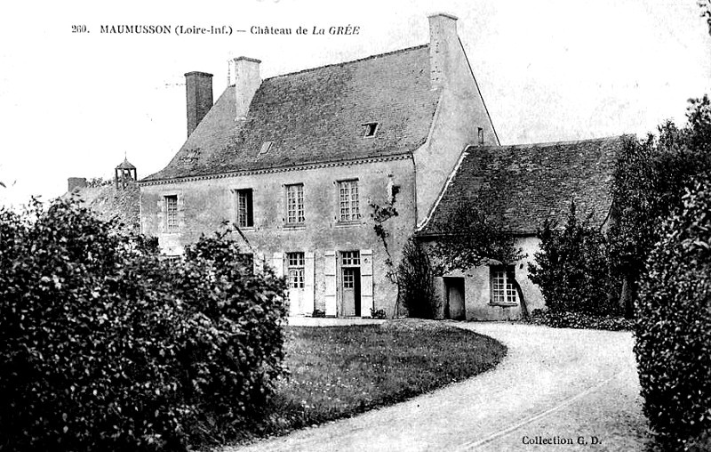 Chteau de la Gre  Maumusson (anciennement en Bretagne).