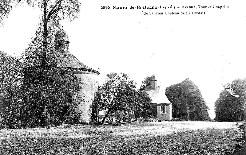 Chteau de la Lardais ou Lardaye  Maure-de-Bretagne (Bretagne).