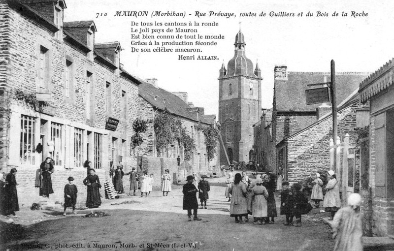 Ville de Mauron (Bretagne).