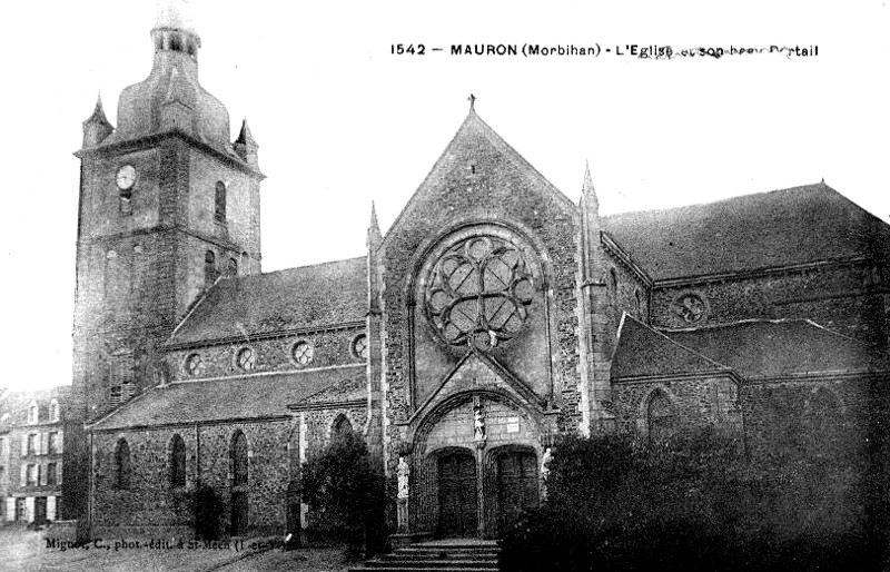 Eglise de Mauron (Bretagne).