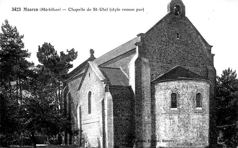 Chapelle Saint-Utel à Mauron (Bretagne).