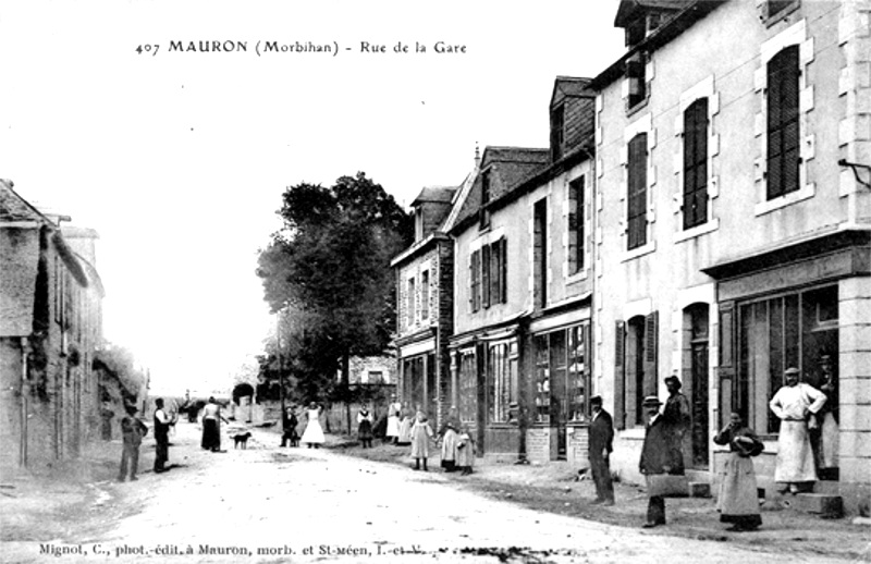 Ville de Mauron (Bretagne).