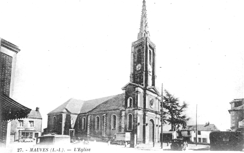 Eglise de Mauves-sur-loire (Bretagne).