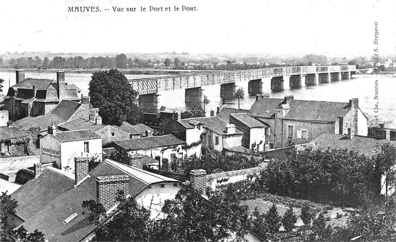 Ville de Mauves-sur-loire (Bretagne).