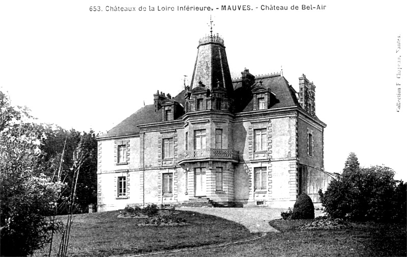 Chteau de Bel-Air  Mauves-sur-loire (Bretagne).