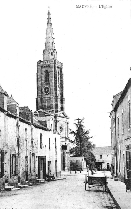 Ville de Mauves-sur-loire (Bretagne).