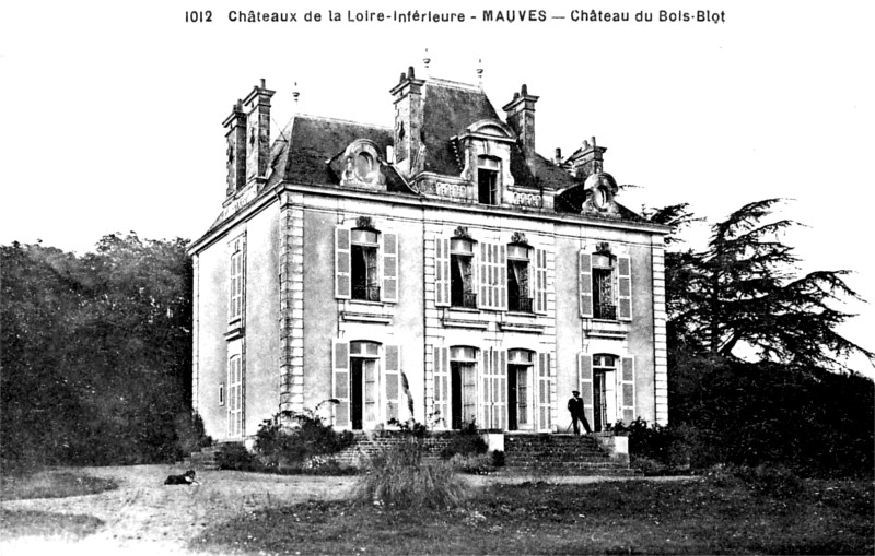 Chteau du Bois-Blot  Mauves-sur-loire (Bretagne).