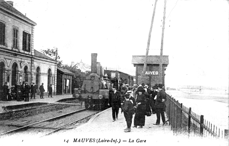 Ville de Mauves-sur-loire (Bretagne).