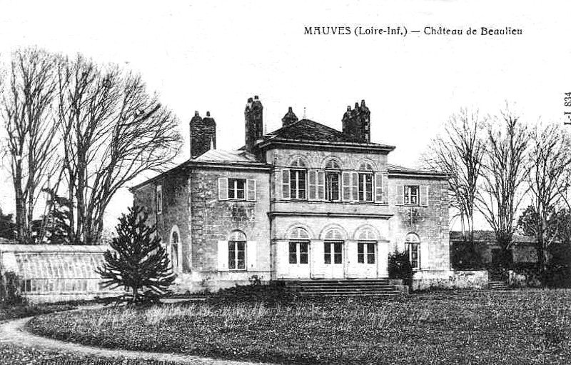 Chteau de Beaulieu  Mauves-sur-loire (Bretagne).