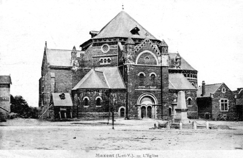 Eglise de Maxent (Bretagne).