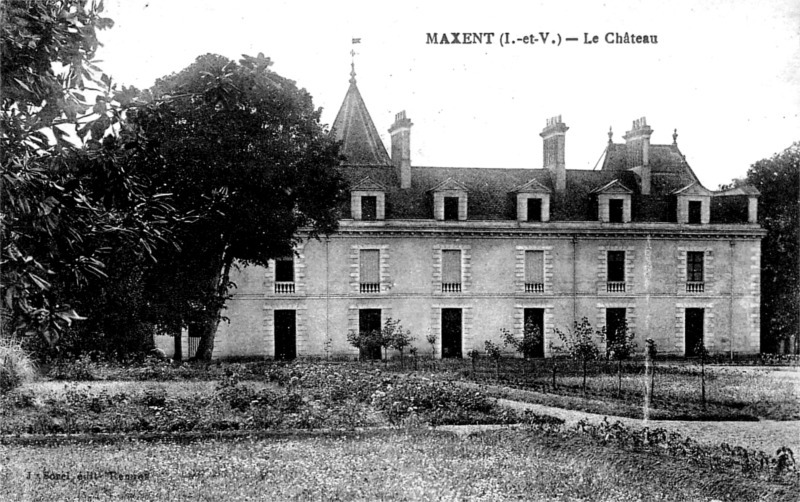 Chteau des Hayes  Maxent (Bretagne).