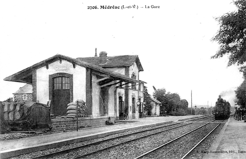 Gare de Mdrac (Bretagne).