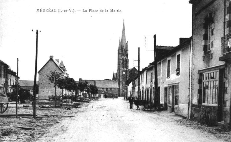 Ville de Mdrac (Bretagne).