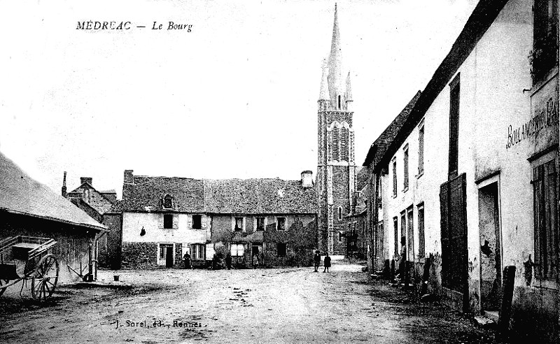 Ville de Mdrac (Bretagne).