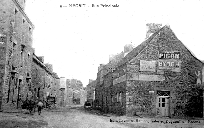 Ville de Mégrit (Bretagne).