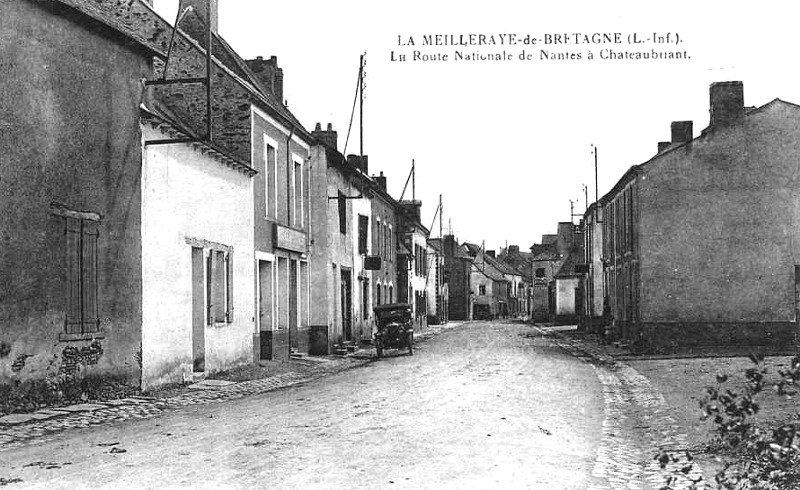 Ville de Meilleraye-de-Bretagne (anciennement en Bretagne).