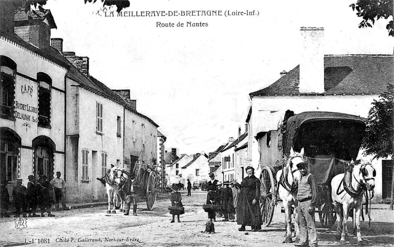 Ville de Meilleraye-de-Bretagne (anciennement en Bretagne).