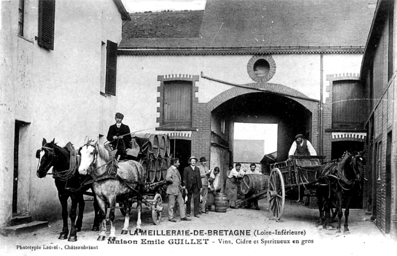 Ville de  Meilleraye-de-Bretagne (anciennement en Bretagne).