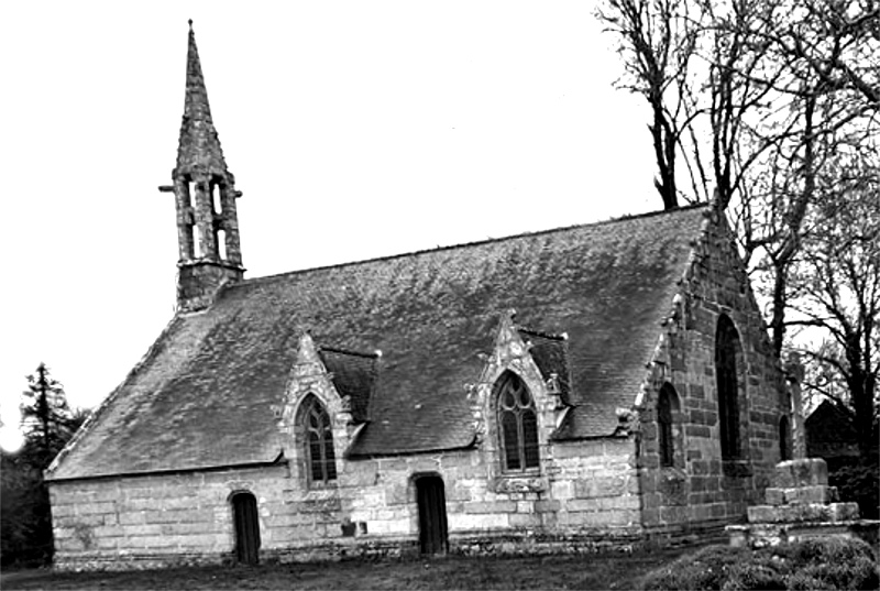 Chapelle de Coat an Poudou à Melgven (Bretagne).
