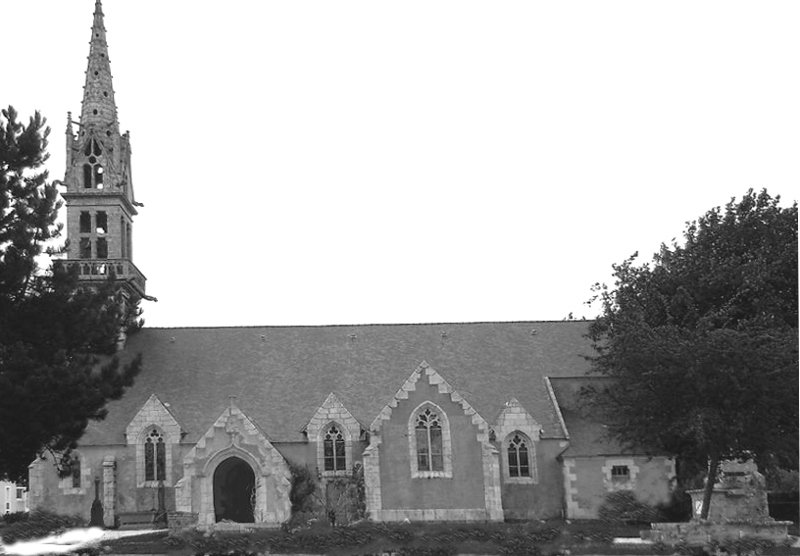 Eglise de Mellac (Bretagne).