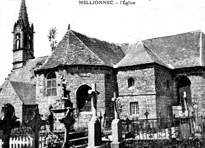 Eglise de Mellionnec (Bretagne).